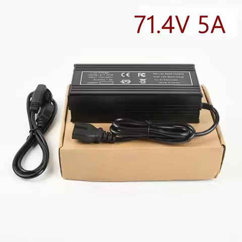 71.4V 5A Lithium Battery Charger For 17S 62.9V Li-ion battery pack Charger high quality Plug EU/US/U