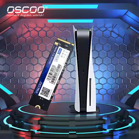 OSCOO M.2 2280 NVME SSD for PS5 PCIe Gen4.0*4 Solid State Drive 5200MB/s Hard Drive 256/512GB 1TB fo