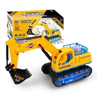 Kid Electric Power Driven Music LED Lighting Excavator Construction Truck Toy