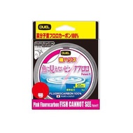 DUEL 隱形粉紅碳氟線 磯釣子線 50米 1.5號