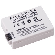 Digital Battery Rechargeable 1500mAh Lp-E8 Battery For Canon LP E8 EOS 550D, 600D, 650D, 700D and EO