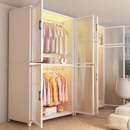 Simple Steel Wardrobe Household Combination Wardrobe Rental Room h Tin Wardrobe Assembly Bedroom Clo
