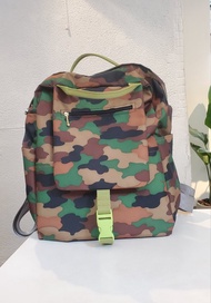 防水迷彩後背包旅行袋行李袋手提袋可裝A4筆電或PAD掛行李箱拉桿