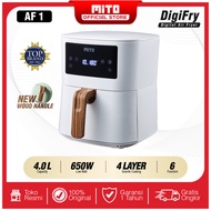MESIN - 100RB VOUCHER - Mito Air Fryer Airfryer AF 1 AF-1 AF1 4L Low Watt Original - Non-Stick Oil-F