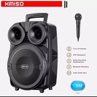 Speaker Bluetooth Karaoke Portable KIMISO QS 3381 + Free Mic Ukuran 65inc Besar Dan Murah