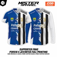 NEWEST P3RS1B X JUV3NTUS SUPPORTER FANS COMBINATION JERSEY FREE NAME AND NUMBER INSTALLATION FULL PR
