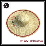 Grass Farmer Hat/ Straw Hat / Topi Jerami Petani