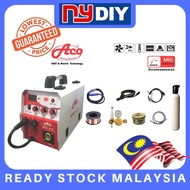 ACO MIG 215 WELDING MACHINE GAS GASLESS MMA MIG TIG SET WITH ACCESSORIES HEAVY DUTY MALAYSIAN BRAND (NEW)