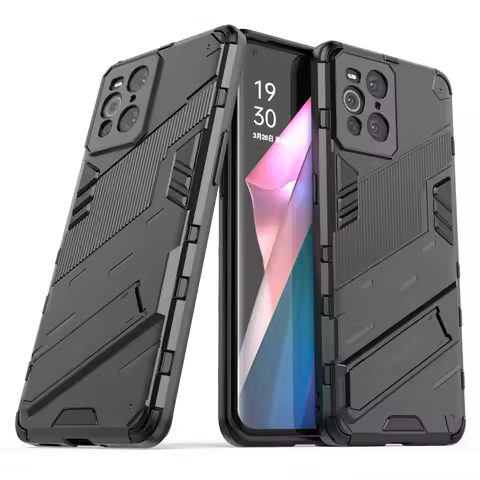 Phone Holder Case For Oppo Find X3 Case Bumper Armor Full Cover For Oppo Find X5 Pro Case For Oppo F