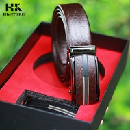 Dây thắt lưng nam da voi cao cấp - full box - hàng chính hãng HK.STORE - sang trọng đẳng cấp.