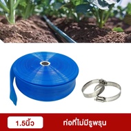 สายส่งน้ำ PE (สีฟ้า)  1.5/2/3นิ้ว ม้วน 100 เมตร แข็งแรง ทนทาน น้ำหนักเบา รับแรงดันได้ดี  ใช้ส่งน้ำระบบเกษตร ​ไม่ซึม ไม่มีรอยต่อ ไม่มีตะเข็บ