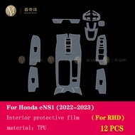 For Honda Ens1 Enp1 2022-2023 Car Interior Film Dashboard Piano Board Shift Center Console Anti-Scra