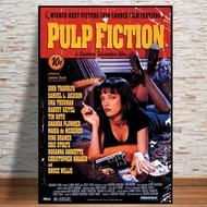 Pulp Fiction Classic Movie Quentin Tarantino Vintage Art Painting Funny Canvas Painting Poster Pictu