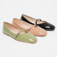 Lily flat shoes red maroon Women's shoes