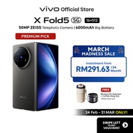 [New Foldable Phone] vivo X Fold5 32GB*(16GB+16GB)RAM +512GB ROM 217g Ultra-Light 6000mAh 50MP ZEISS