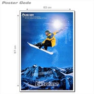 Big Poster: EXTREME SNOWBOARDING R89 - size 63 x 97 cm