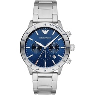 Emporio Armani Chronograph Quartz Blue Dial Mens Watch AR11306 43mm AR11241