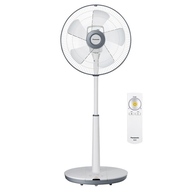 Panasonic 14吋五片扇葉ECO智能溫控微電腦DC立扇 附遙控器  F-S14DMD