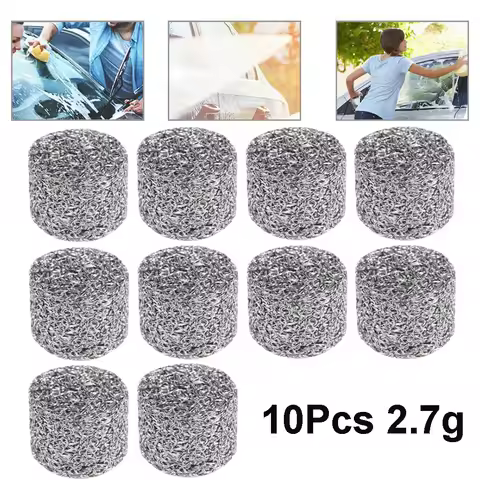 10Pcs 2.7 Grams Foam Lance Mesh Filters Stainless Steel Tablet Replacement Filter Generator Accessor
