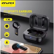 Awei T36 100% Original Bluetooth Earphone 5.3 Wireless Earbud