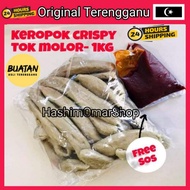 Keropok Lekor Tok Molor Crispy Frozen Original Asli Terengganu  Percuma Sos Paket