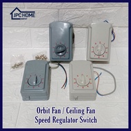 Orbit Fan / Ceiling Fan Speed Regulator Switch Heavy Duty with Screw for STD, Hanabishi, Asahi etc.