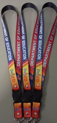 (Deped) red-blue ID Lace/Lanyards