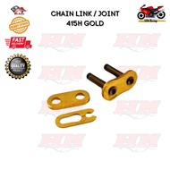 CHAIN JOINT LINK RANTAI PIN // 415H GOLD // 428H // MOTORCYCLE CHAIN JOINT // LINK  // HARGA UNTUK 1