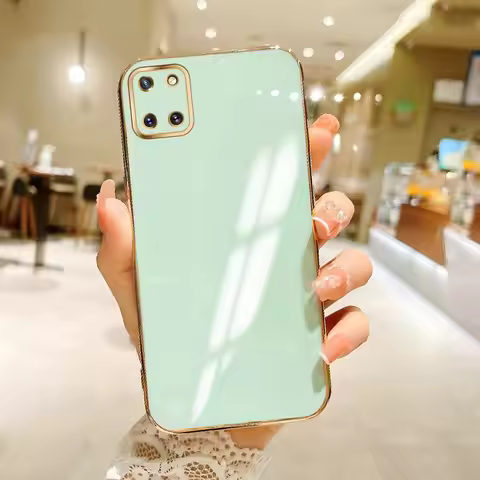 6D Plating Case For Samsung Galaxy Note 10 Lite N770F Silicone TPU Soft Back Cover Phone Case for Sa