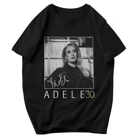 Men T Shirt Adele Singer Trendy Idea Y2K Graphic Tees Unisex Tops T Shirts
