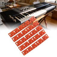 [Koolsoo] 61 Key Digital Keyboard Conductive Rubber Pad Orange Contact Strip for Efficient Circuit C