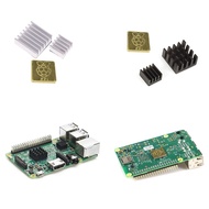 Heat Sink Kit For Raspberry Pi 3/4/5 3B 3B+ 4B Aluminum Heatsink Radiator Cooler Kit Raspberry Pi 5 