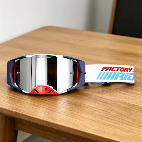 FXR New Motocross Goggles Windproof Anti-Fog UV400 Motorcycle Sunglasses Cycling Racing MTB Off-Road