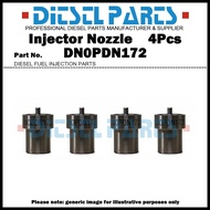 4x Diesel Fuel Injector Nozzle Tips DN0PDN172 119620-53001 for Yanmar 3D68 3D72 3D74