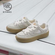 飞跃（Feiyue）feiyue帆布鞋2023年春季新款运动休闲鞋厚底女鞋复古板鞋878 米色 37