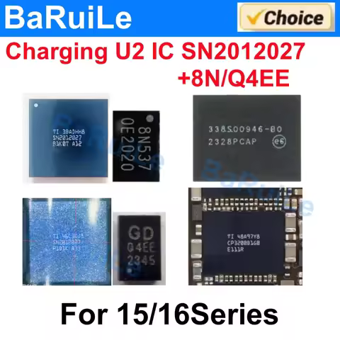 BaRuiLe CP3200B1G0 338S00946 338S01023 USB Tristar U2 SN2012027 A33 8N Q4EE Eeprom Charging IC Set F