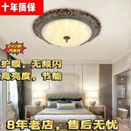 American Bedroom Lamp Retro Home Year New Room Study Dining Room Lamp European round Nostalgic Lamps