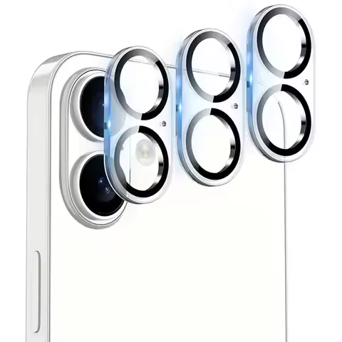 3D Clear Camera Lens Protector for Apple iPhone 17 Back Full Cover Camera Screen Protector Lens Temp