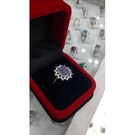 cincin permata batu akik yaman kabdi perak 925