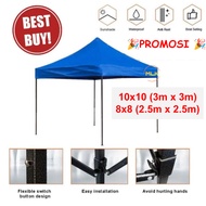 MLK 🔥 Raya Promosi 🔥 8x8/ 10x10 Canopy [Sell with Set]/ 1PCS PER ORDER Market/ Kanvas kanopi/ Kain Kanopi Khemah Pasar