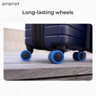 gongjing4 1PCS Luggage Wheels Protector Silicone Wheels Caster Shoes Travel Luggage Suitcase Reduce Noise Wheels Guard Cover Accessories A