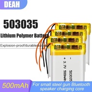 1~12PC Lithium Polymer Battery503035 3.7V500mAh Volt Li po ion Lipo Rechargeable Batteries for MP3DV