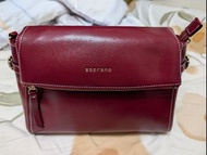 Soprano 真皮手袋 leather handbag (紅色 & 黑色)