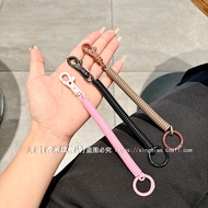 Creative Retractable High Elastic Rope Keychain Student Card Bag Doll Pendant Spring Anti-Lost Brace