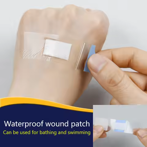 PU Transparent Waterproof Band Aid Adhesive Medical Strips Wound Plaster For Sports Bathing Protecti