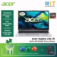 Acer Aspire Lite 15 AL15-41P-R4DZ (AMD Ryzen 7-5700U/16GB-32GB RAM/512GB SSD/15.6''FHD/Office/W11/2 