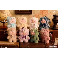 TOPTOY OFFICIAL [READY STOCK] CANNED LULU PIG VINTAGE TEDDY TOY VINYL PLUSH DOLL PENDANT LULU猪端盒/盲盒/