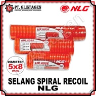 Nlg Recoil Hose 6 Meters Air Compressor Hose Spiral Hose Compressor 6 Meters 6 Mtr