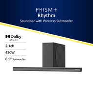 PRISM+ Rhythm 2.1ch Soundbar with Dolby Atmos | 420W | Wireless Subwoofer