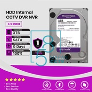 3TB Hard Drive 2TB/ 1TB/ 500GB WD Purple SATA 3.5" 3TB CCTV Hard Drive - 500GB WD